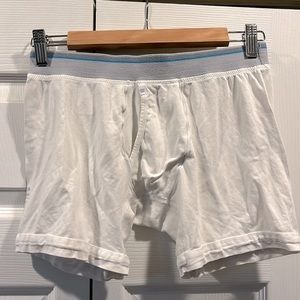 Mack Weldon boxer brief white 18-hour 6” medium